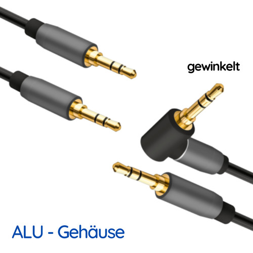 Aux audio kabel 5mm klinke - aux,